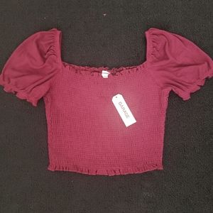 Garage Smocked Top